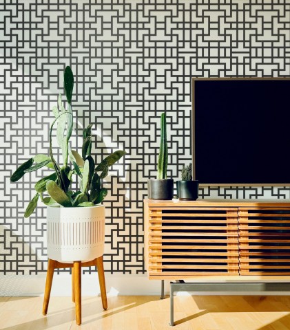 Moderne Geometrische Labyrinth-Fototapete - STIL 2