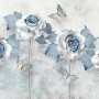Sanfte Blaue Blumen Fototapete