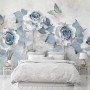 Sanfte Blaue Blumen Fototapete