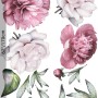 3D Niederländisches Blumenstrauß-Wandtattoo Pfingstrose