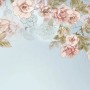 Fototapete mit zarten rosa Weinranken