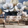 Fototapete Ölgemälde Weiche Tulpenblüten Kunst