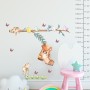 Kinder-Wald-Wandtattoo mit Koala und kleinen Vögeln