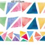 Kinder Aquarell Bunte Kleine Dreieck Wandtattoo
